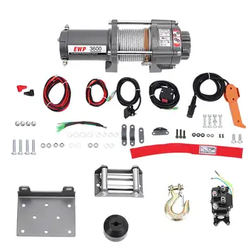 Oversea ES 3600LB 12V Electric Winch Wire Recovery Winch Towing Cables Pull Kit for Car Yacht ATV Truck Boat Trailer Quad Bike
Oversea ES 3600LB 12V Electric Winch Wire Recovery Winch Towing Cables Pull Kit for Car Yacht ATV Truck Boat Trailer Quad Bike