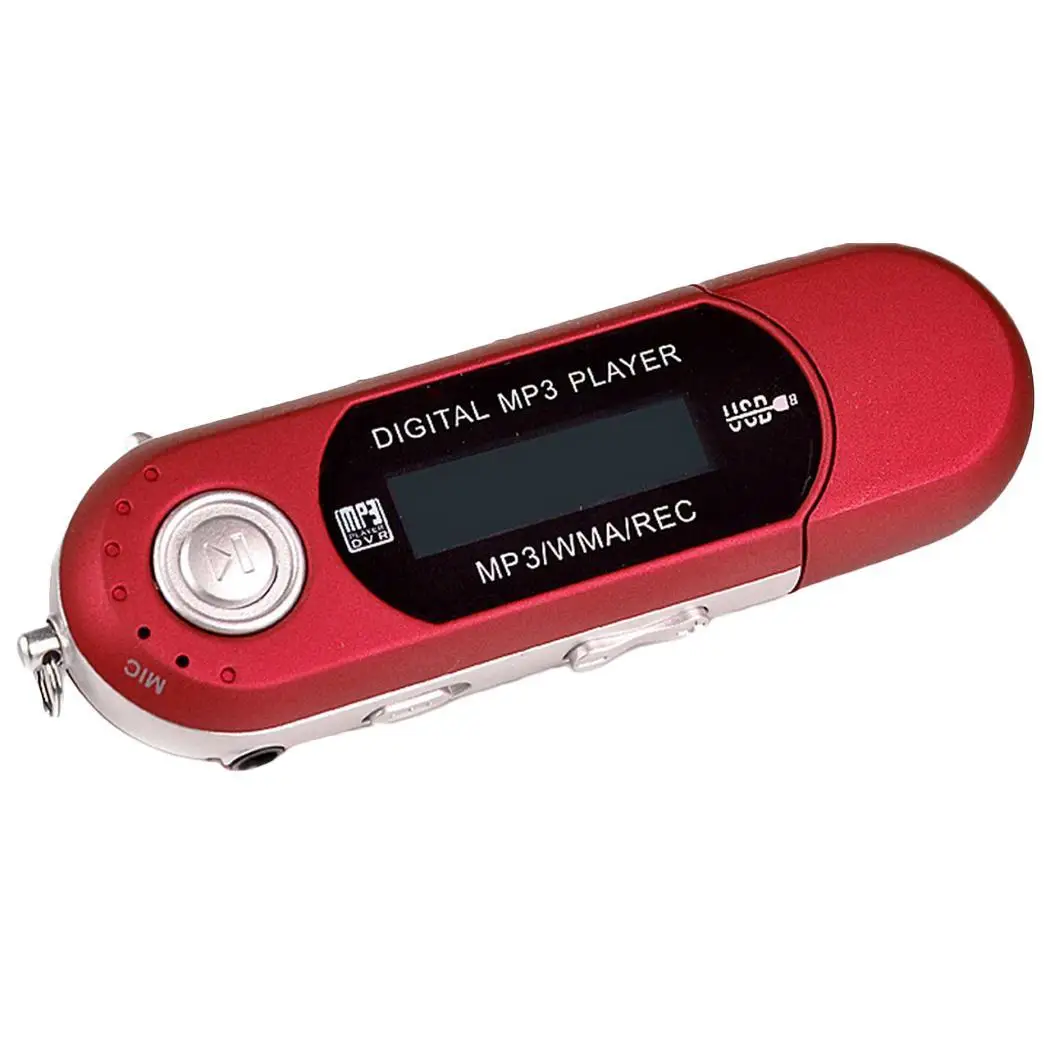 USB WMA MP3 Music Player LCD Screen 1 x AAA Battery (Not included) Support 3.5mm TF Card With Earbud Earphone | Электроника