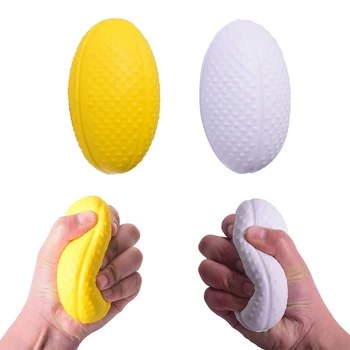Pack of 2 Soft Rugby Shape Squeeze PU Foam Hand Wrist Exercise Strengthen Training Ball for Men Women
Pack of 2 Soft Rugby Shape Squeeze PU Foam Hand Wrist Exercise Strengthen Training Ball for Men Women
