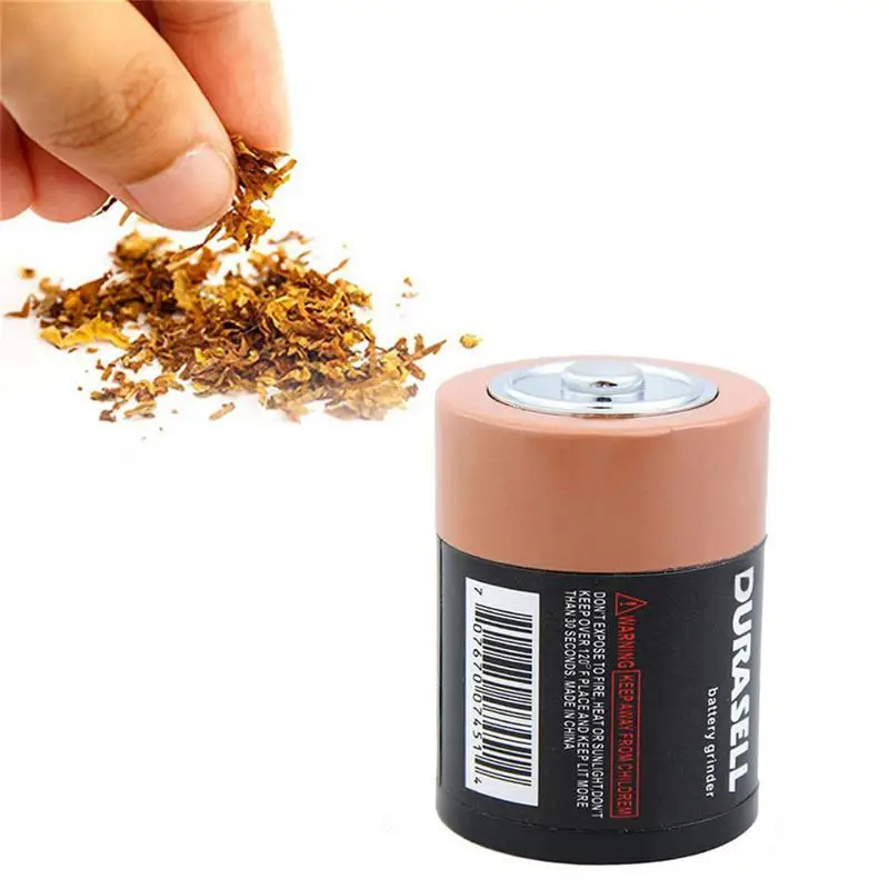 1Pc Creative Battery Shaped Metal Zinc Alloy Herbal Grinder Weed Smoking Cigarettes Spices Tools Fast Delivery
1Pc Creative Battery Shaped Metal Zinc Alloy Herbal Grinder Weed Smoking Cigarettes Spices Tools Fast Delivery
