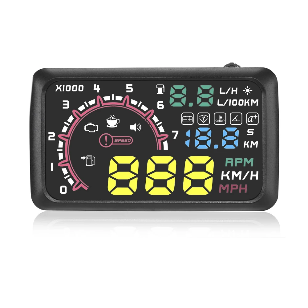 Multi-Function Car 5.5 Inch Hud Head Up Display Speeding Fuel Warning Windshield Projector System With Obd2
Multi-Function Car 5.5 Inch Hud Head Up Display Speeding Fuel Warning Windshield Projector System With Obd2
