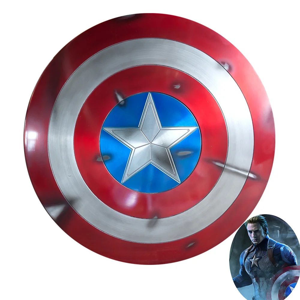 cosplay para niños 47 cm metal Shield NEW ESCUDO CAPITAN AMERICA Hierro