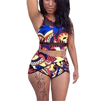 2019 Women High Waist Bikini Swimsuits Plus Size Swim Wear Bathing Suit African Print Biquini Mujer Two Piece Neck Swimwear 3XL
2019 Women High Waist Bikini Swimsuits Plus Size Swim Wear Bathing Suit African Print Biquini Mujer Two Piece Neck Swimwear 3XL