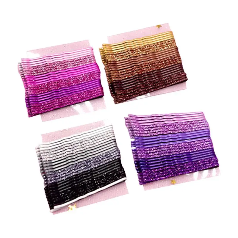 96pcs Wave Shape Hair Clips Stoving Varnish Glitter Powder Metal Barrettes Decorative Hair Pins for Ladies Girls Women
96pcs Wave Shape Hair Clips Stoving Varnish Glitter Powder Metal Barrettes Decorative Hair Pins for Ladies Girls Women