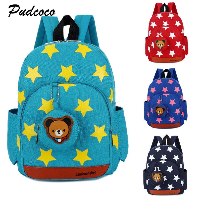 2019 Brand Toddler Kids Star Pattern Zipper Backpack Cute Bear Kid Boys Girls Lunch Rucksack Travel School Book Bags
2019 Brand Toddler Kids Star Pattern Zipper Backpack Cute Bear Kid Boys Girls Lunch Rucksack Travel School Book Bags