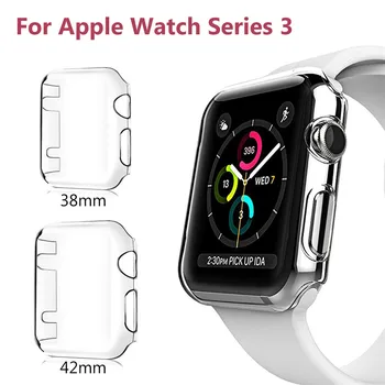 Transparent Case Cover Screen Protector for Apple watch for iwatch Series 3 Glass Full Cover Protected Knocks Watch Cases 42mm
Transparent Case Cover Screen Protector for Apple watch for iwatch Series 3 Glass Full Cover Protected Knocks Watch Cases 42mm