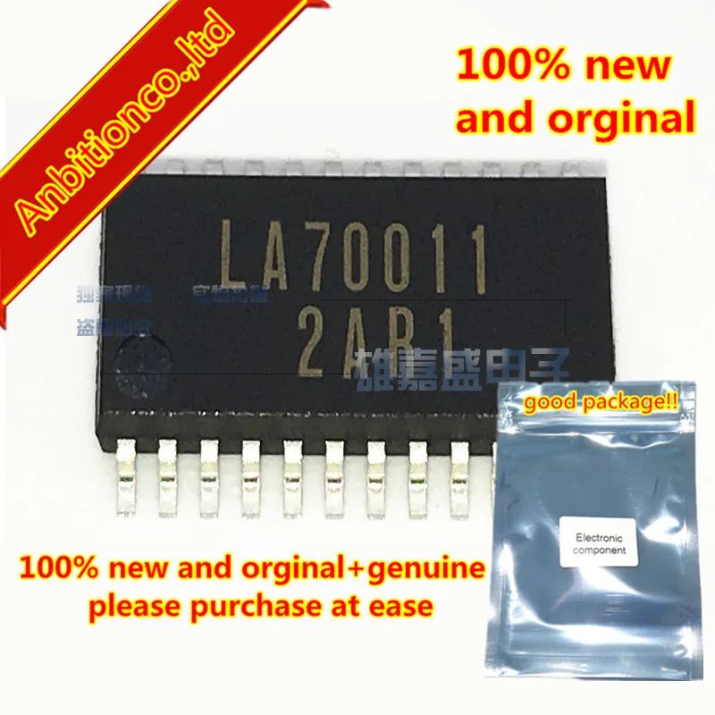 2-10pcs 100% new and orginal LA70011 SOP-24 Recording/Playback Amplifier for VHS VCRs in stock
2-10pcs 100% new and orginal LA70011 SOP-24 Recording/Playback Amplifier for VHS VCRs in stock
