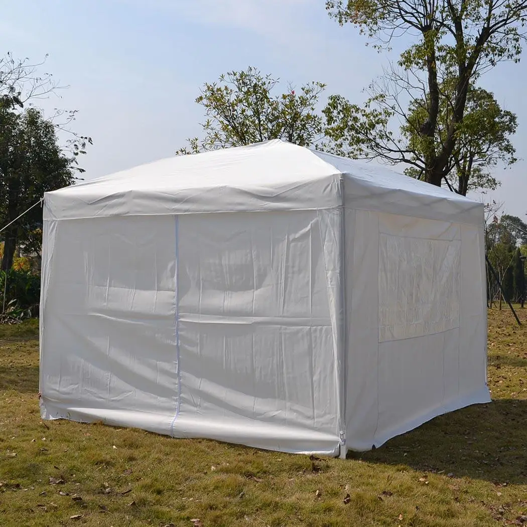 ANCHEER Polyester Pop Up Canopy 10 by 10ft Party Camping Tent Aluminum Tube Support with 4 Side Panels
ANCHEER Polyester Pop Up Canopy 10 by 10ft Party Camping Tent Aluminum Tube Support with 4 Side Panels