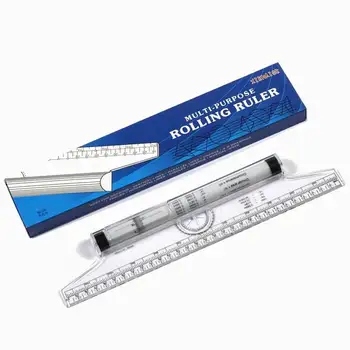 120 Pcs Hot Roll Ruler Parallel Ruler 30cm Universal Foot Angle Rule Balancing Scale Drawing Multi-purpose Rolling Ruler
120 Pcs Hot Roll Ruler Parallel Ruler 30cm Universal Foot Angle Rule Balancing Scale Drawing Multi-purpose Rolling Ruler