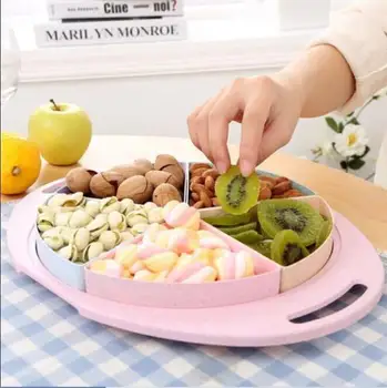 Multifunction Compartments Dried Fruit Plates Lid Plastic Candy Dish Snack Tray Sealing Seeds Durable Candy Platters
Multifunction Compartments Dried Fruit Plates Lid Plastic Candy Dish Snack Tray Sealing Seeds Durable Candy Platters