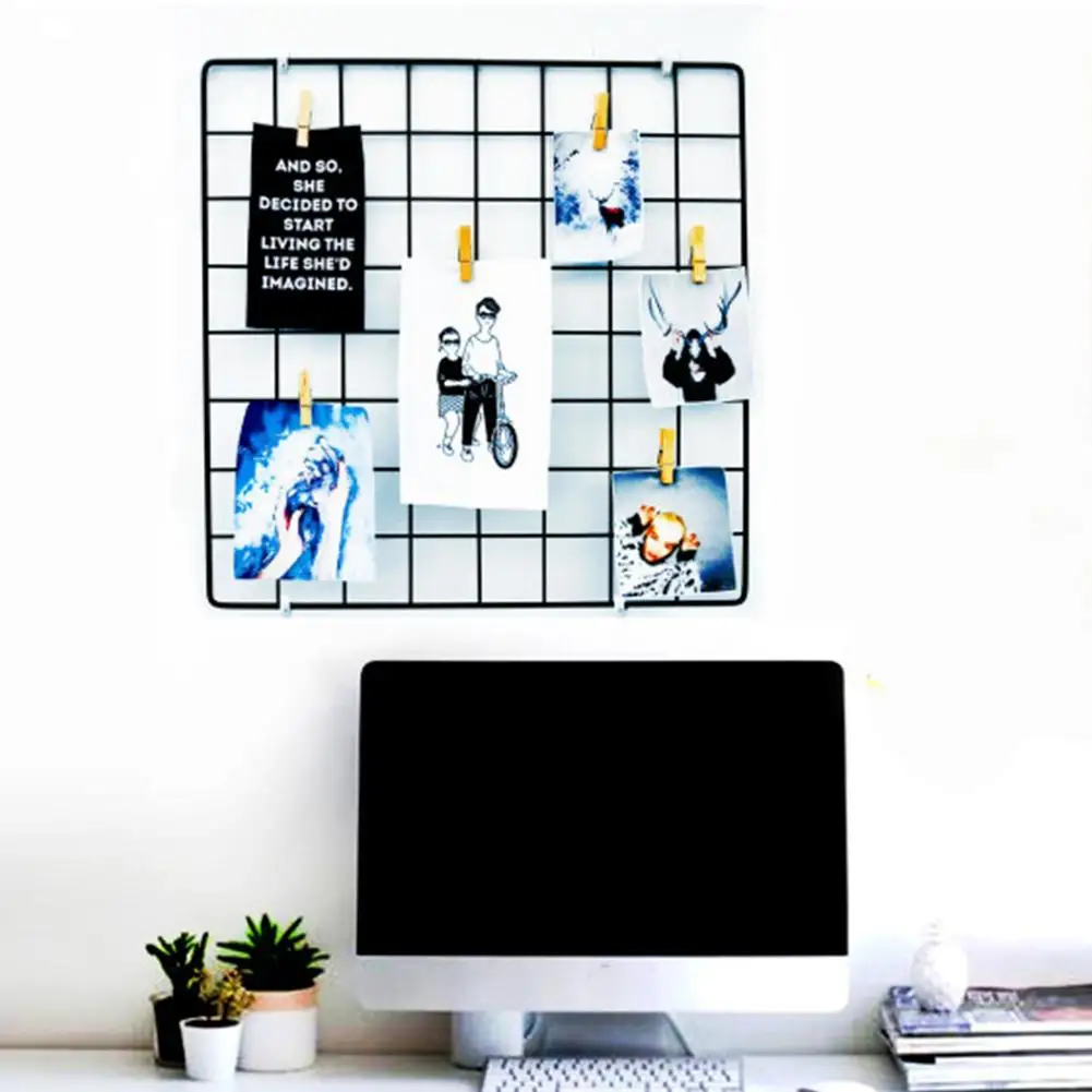 2019 Multi-Function Iron Frame Mesh Grid Panel Decor Photo Wall Art Display Organizer Storage Holders
2019 Multi-Function Iron Frame Mesh Grid Panel Decor Photo Wall Art Display Organizer Storage Holders