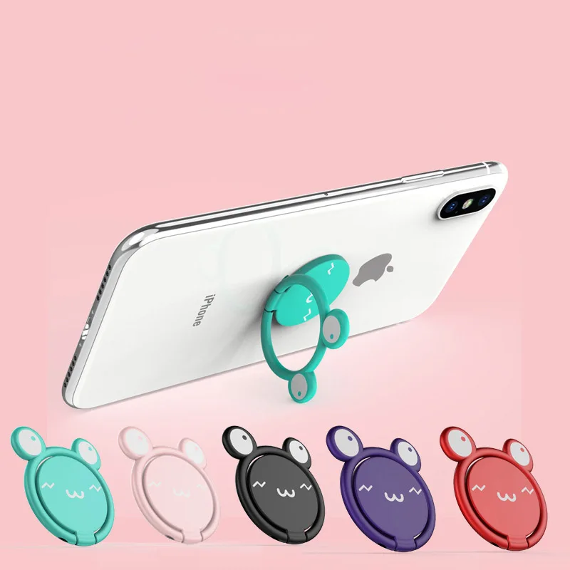 Pushingbest Hot Selling Mobile Phone Holders Multi-function Cartoon Rabbit And Frog Stand For IPhone Andor |
