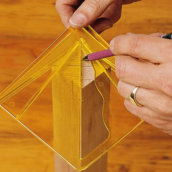 Plastic Practical Measurement Center Finder Time Saving For Square Octagon Clear Woodworking Layout Tool #16
Plastic Practical Measurement Center Finder Time Saving For Square Octagon Clear Woodworking Layout Tool #16