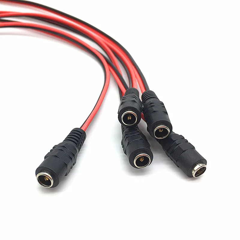 10pcs 12V DC Connectors Female Jack Cable Adapter Plug Power Supply 5.5 x 2.1mm for LED Strip Light CCTV Camera 26cm Length
10pcs 12V DC Connectors Female Jack Cable Adapter Plug Power Supply 5.5 x 2.1mm for LED Strip Light CCTV Camera 26cm Length