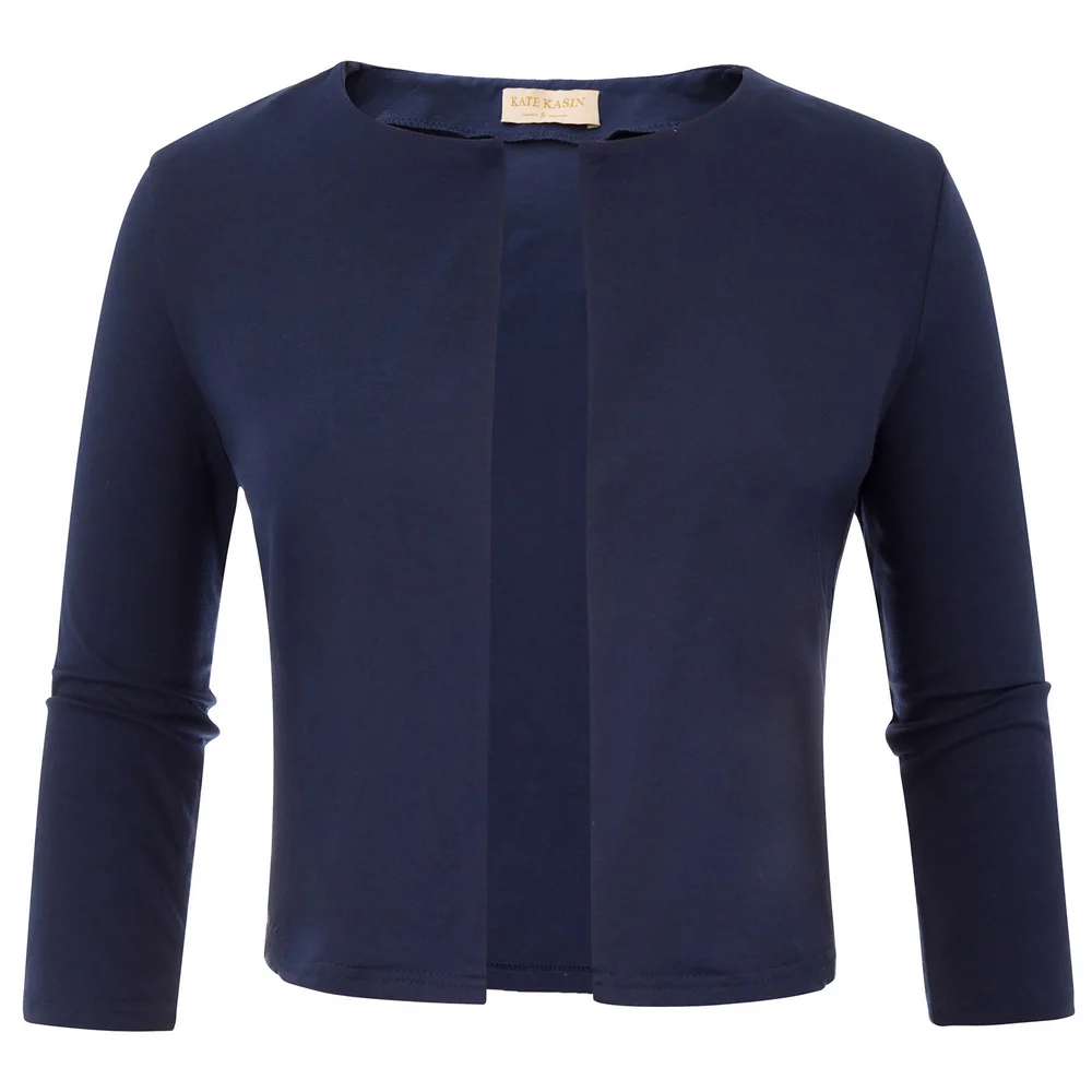 Kate Kasin Women's Basic Short Coat Long Sleeve Open Front Cropped Tops 2018 Female Jacket Cotton Bolero Shrug For Casual Wear
Kate Kasin Women's Basic Short Coat Long Sleeve Open Front Cropped Tops 2018 Female Jacket Cotton Bolero Shrug For Casual Wear