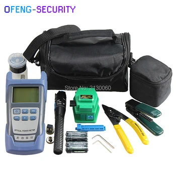 Fiber Optic FTTH Tool Kits with Optical Power Meter,Fiber Cleaver SKL-S1,1mw Visual Fault Locator 3-5KM,Alcohol bottle etc
Fiber Optic FTTH Tool Kits with Optical Power Meter,Fiber Cleaver SKL-S1,1mw Visual Fault Locator 3-5KM,Alcohol bottle etc