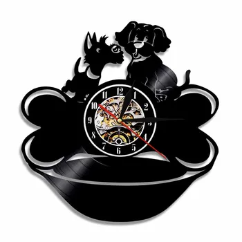 1Piece Lovely Dog Couple Wall Clock Vinyl Record Clock Animals LED Backlight Vintage Illuminated Home Decor Gift For Dog Lover
1Piece Lovely Dog Couple Wall Clock Vinyl Record Clock Animals LED Backlight Vintage Illuminated Home Decor Gift For Dog Lover