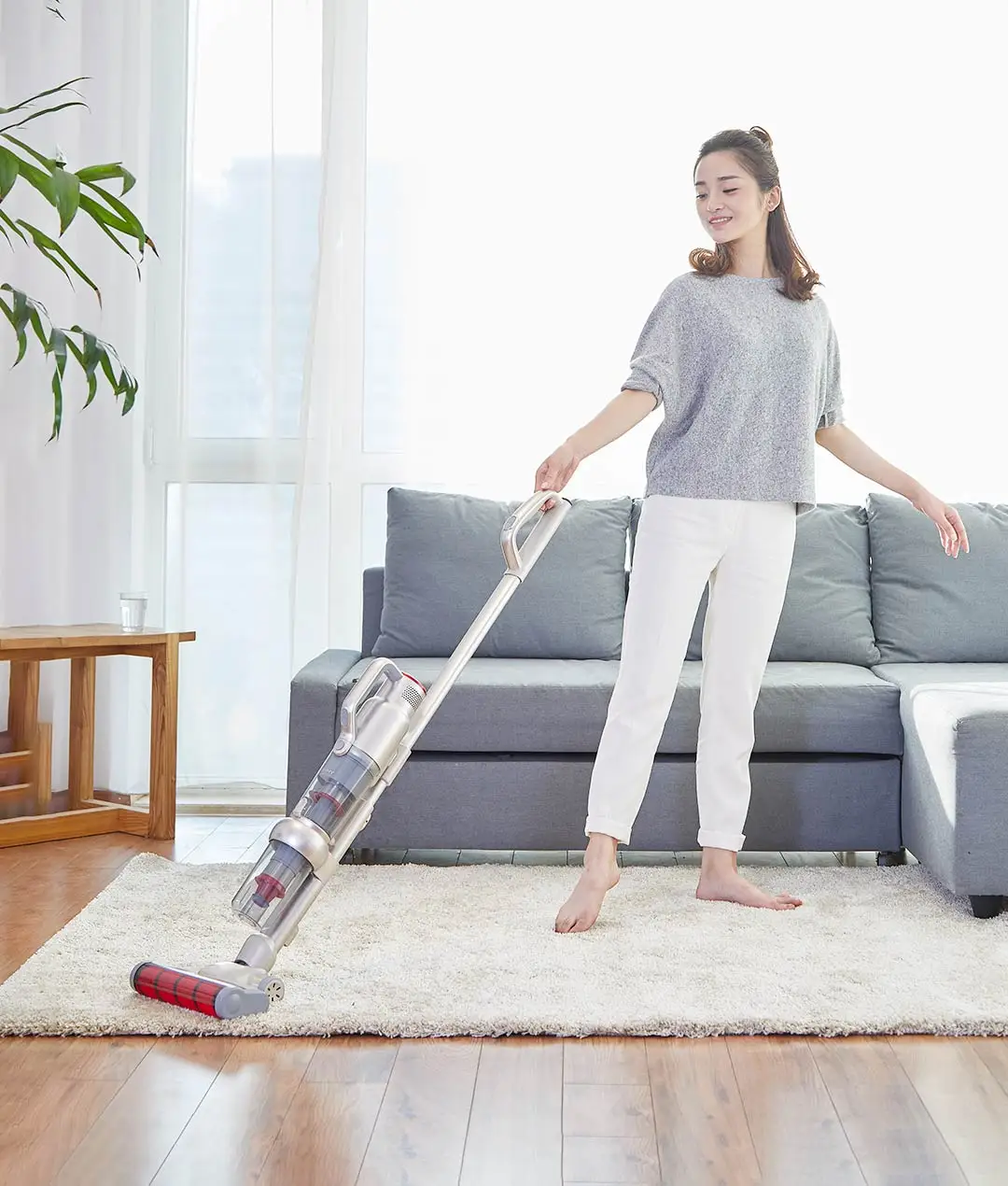 Vertical Multi-Function Wireless Vacuum Cleaner Three-Stage Tornado Filtration Technology 130AW Large Suction | Бытовая техника