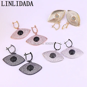 3Pair High Quality Micro Pave CZ zirconia Eyes fashion dangle earrings for women jewelry LL-E009
3Pair High Quality Micro Pave CZ zirconia Eyes fashion dangle earrings for women jewelry LL-E009