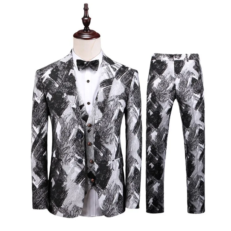 2019 Mens Floral Suits Mens Business Formal Wear Tuxedo 3PC Men Suit Plus Size Wedding Dress Suit Men Costume Homme Blazer Men
2019 Mens Floral Suits Mens Business Formal Wear Tuxedo 3PC Men Suit Plus Size Wedding Dress Suit Men Costume Homme Blazer Men