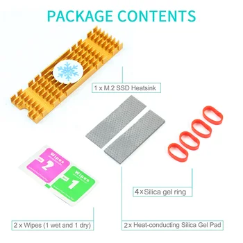 Aluminium Alloy PCIe for NVMe M.2 2280 SSD Heatsinks Radiator Laptop PC Memory Cooling Fin Heat Dissipation Radiator 22x76x10mm
Aluminium Alloy PCIe for NVMe M.2 2280 SSD Heatsinks Radiator Laptop PC Memory Cooling Fin Heat Dissipation Radiator 22x76x10mm