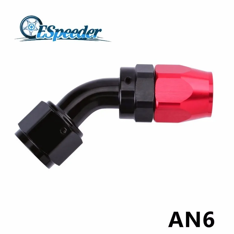 ESPEEDER AN6 6 AN Swivel Oil Fuel Fitting Adapter Aluminum 45 Degree Pipe Joints Hose End Fitting DIY Connection Car Accessories
ESPEEDER AN6 6 AN Swivel Oil Fuel Fitting Adapter Aluminum 45 Degree Pipe Joints Hose End Fitting DIY Connection Car Accessories