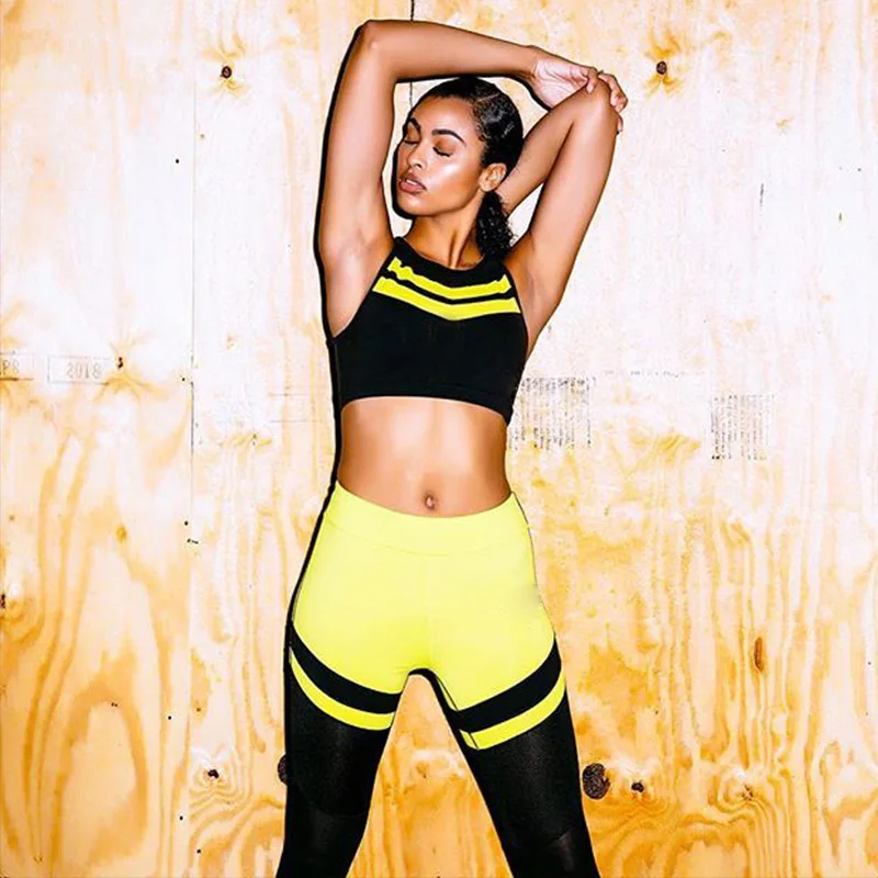 Women Fitness Yoga Set Gym Sports Patchwork Running Tracksuit Jogging Dance Sport Suit Workout Clothing T-Shirts Pants Set
Women Fitness Yoga Set Gym Sports Patchwork Running Tracksuit Jogging Dance Sport Suit Workout Clothing T-Shirts Pants Set