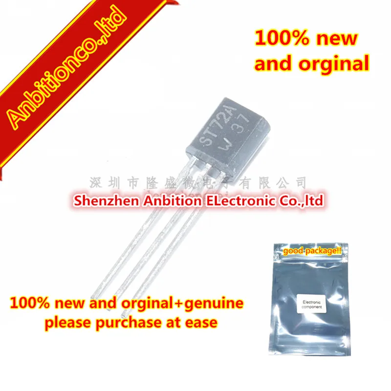 10pcs 100% new and orginal TO-92 BST72A ST72A N-channel vertical D-MOS transistor in stock
10pcs 100% new and orginal TO-92 BST72A ST72A N-channel vertical D-MOS transistor in stock
