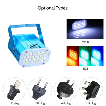 Portable AC110-240V Auto-running 10W 36 LED Mini Strobe Light Stage Lamp Lighting Fixture for DJ Show Party Club Pub Bar Home
Portable AC110-240V Auto-running 10W 36 LED Mini Strobe Light Stage Lamp Lighting Fixture for DJ Show Party Club Pub Bar Home
