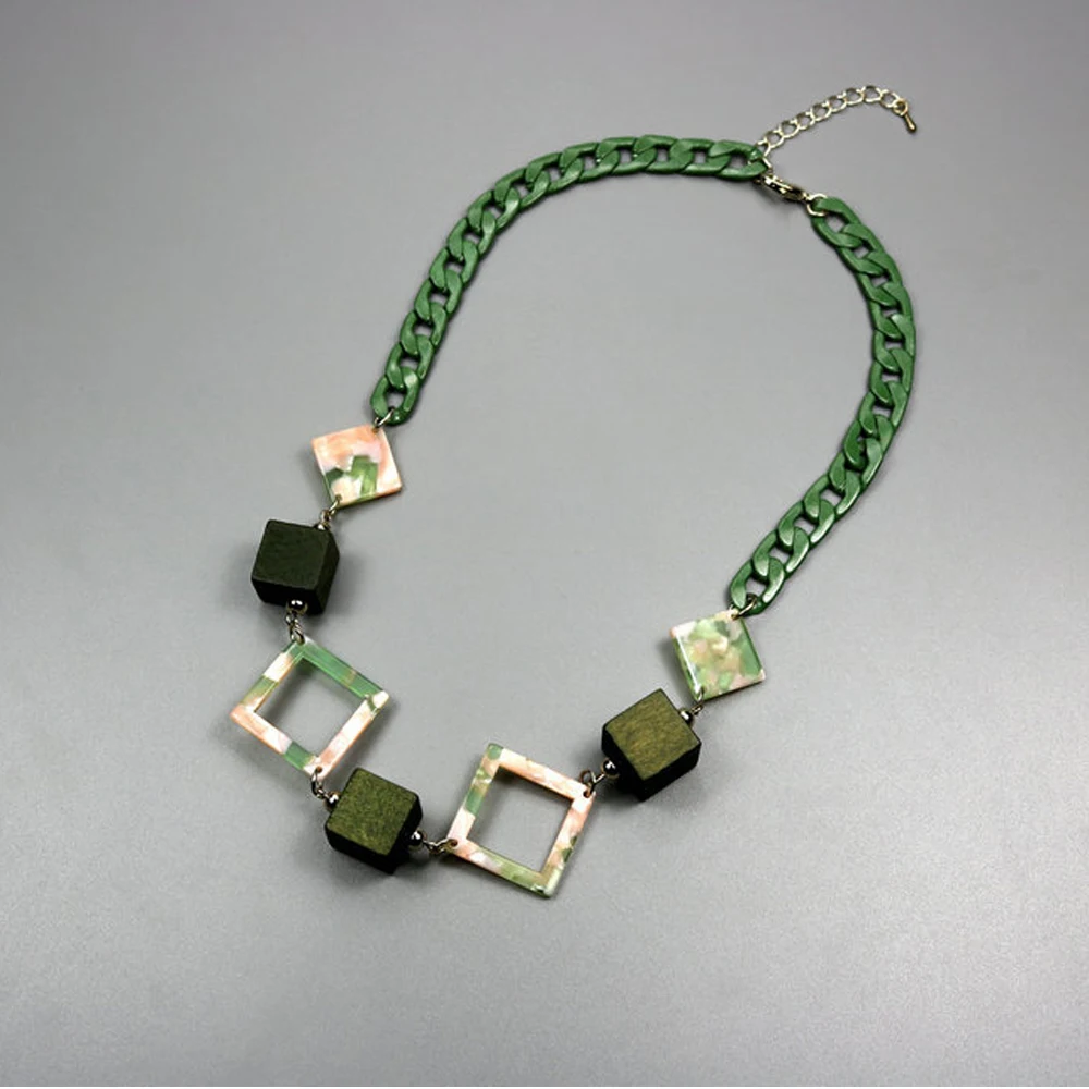Long Chain Necklace Women Chunky Geometric Wood Beads Resin Statement Necklace Pendants Mama Accessories Boho Fashion Jewelry
Long Chain Necklace Women Chunky Geometric Wood Beads Resin Statement Necklace Pendants Mama Accessories Boho Fashion Jewelry