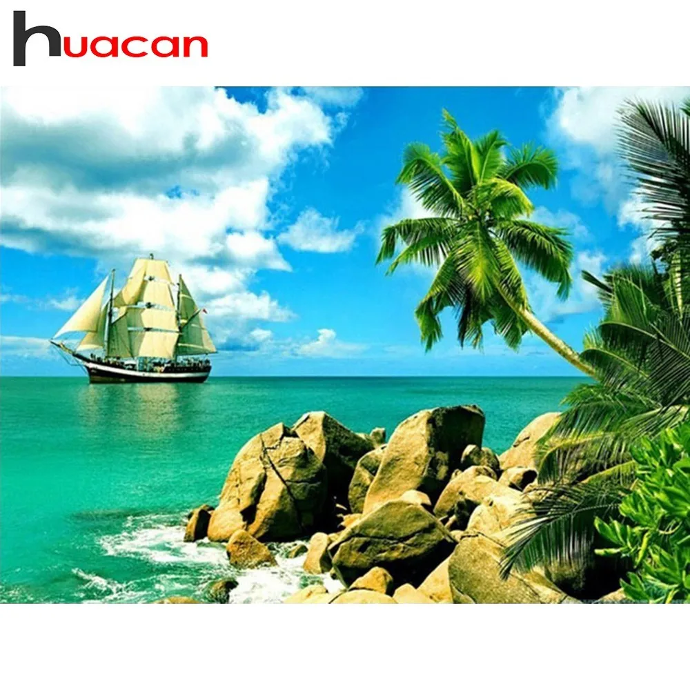 Huacan Diamond Embroidery Sale Sailboat DIY Cross Stitch Diamond Painting Landscape Rhinestone Full Square Handwork Mosaic Sea
Huacan Diamond Embroidery Sale Sailboat DIY Cross Stitch Diamond Painting Landscape Rhinestone Full Square Handwork Mosaic Sea