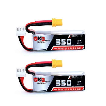 Gaoneng GNB 2S 7.6V 350mAh HV 4.35V 50C/100C Lipo Battery XT30 Plug for Beta75X RC Drone FPV Racing
Gaoneng GNB 2S 7.6V 350mAh HV 4.35V 50C/100C Lipo Battery XT30 Plug for Beta75X RC Drone FPV Racing