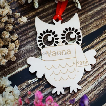 Wood Owl Ornament: Personalized Name, Boy or Girl, Classic Cute Woodland Animal Ornament, Baby's First Christmas 2018
Wood Owl Ornament: Personalized Name, Boy or Girl, Classic Cute Woodland Animal Ornament, Baby's First Christmas 2018