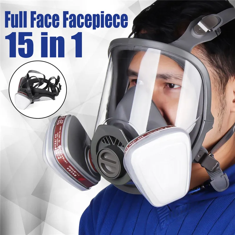 Safurance 15 in 1 Painting Spraying Safety Respirator Gas Mask For 3 M 6800 Filter Gas Mask Full Face Facepiece Respirator
Safurance 15 in 1 Painting Spraying Safety Respirator Gas Mask For 3 M 6800 Filter Gas Mask Full Face Facepiece Respirator