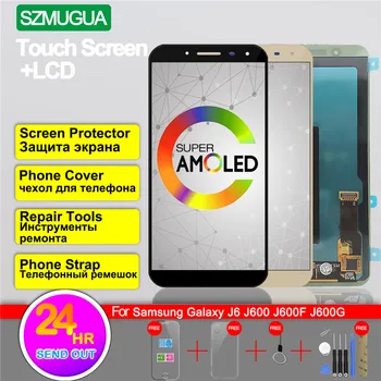 Super Amoled Touch Screen Digitizer For Samsung Galaxy J6 J600 J600F SM-J600F J600G / DS LCD Display 1280x720 5.6''
Super Amoled Touch Screen Digitizer For Samsung Galaxy J6 J600 J600F SM-J600F J600G / DS LCD Display 1280x720 5.6''