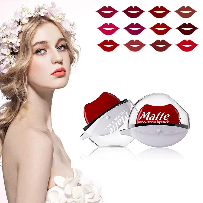 MENOW 12 Colors Matte Lipstick Cream Waterproof Long Lasting Dark Red Velvet Nude Lipstick Pencil Laziness Lipstick TSLM2
MENOW 12 Colors Matte Lipstick Cream Waterproof Long Lasting Dark Red Velvet Nude Lipstick Pencil Laziness Lipstick TSLM2