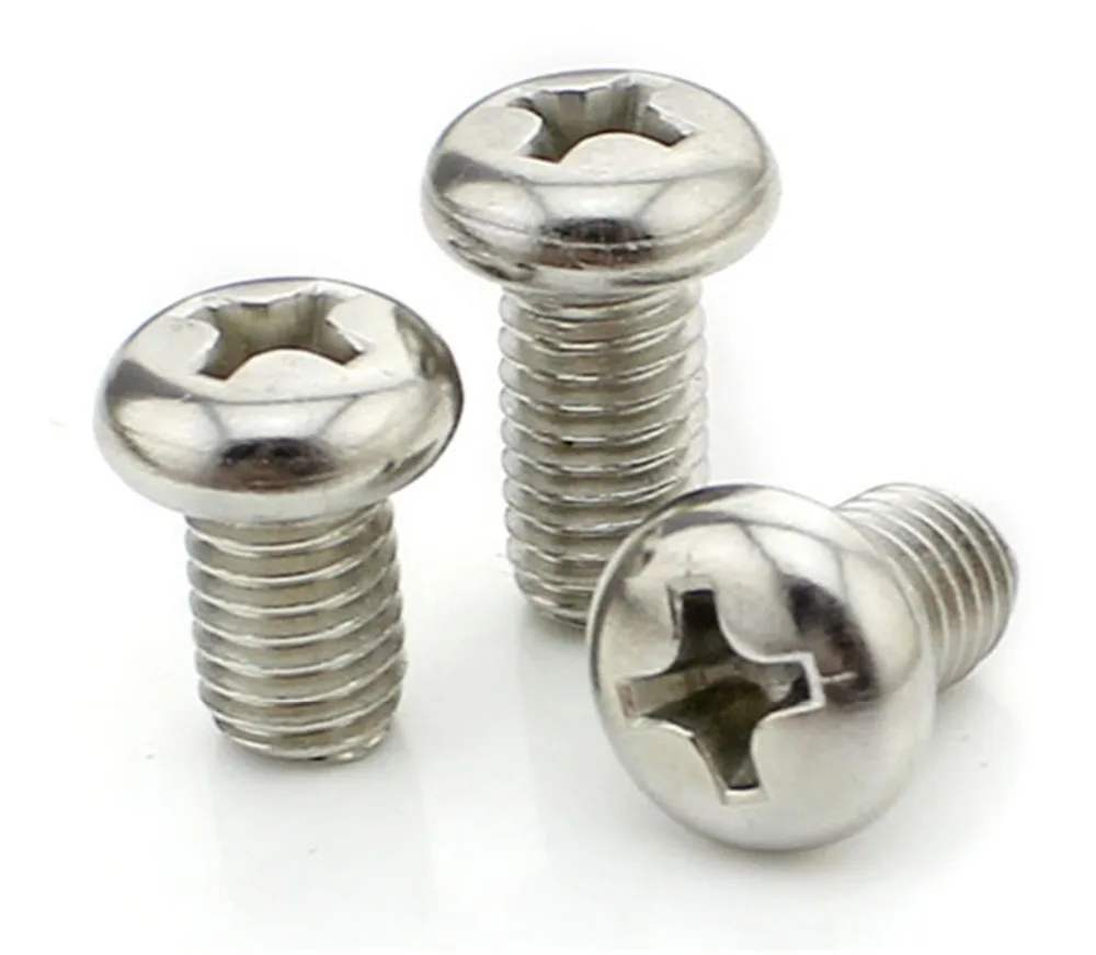 10PCS M6 Stainless Steel Cross Recessed Bolts Phillips Round Pan Head Screw M6*8/10/12/16/20/25/30/40/50mm
10PCS M6 Stainless Steel Cross Recessed Bolts Phillips Round Pan Head Screw M6*8/10/12/16/20/25/30/40/50mm