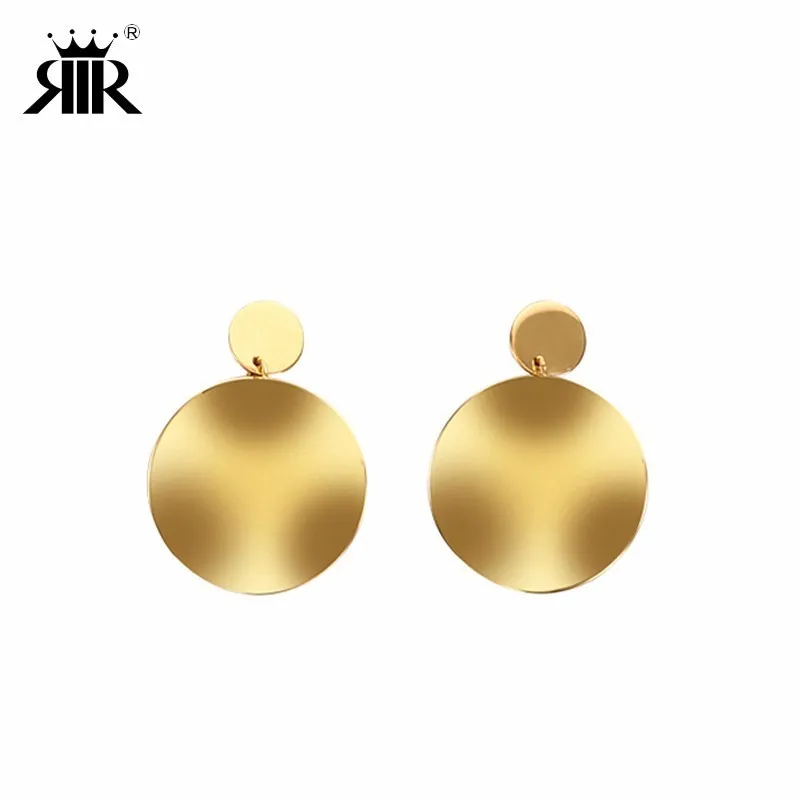 RIR Stainless Steel Geometric Gold Round Drop Earrings Temperament Female Jewelry Earrings Wedding Dance Party Best Gift
RIR Stainless Steel Geometric Gold Round Drop Earrings Temperament Female Jewelry Earrings Wedding Dance Party Best Gift