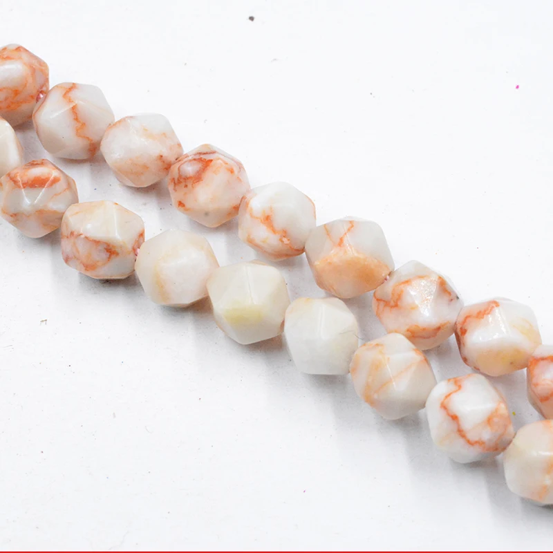 Free Shipping Natural Red Network Zebra Stripes 7-8mm Multi-faceted Drill Stone Beads for Jewelry Making Charm Bracelet DIY
Free Shipping Natural Red Network Zebra Stripes 7-8mm Multi-faceted Drill Stone Beads for Jewelry Making Charm Bracelet DIY