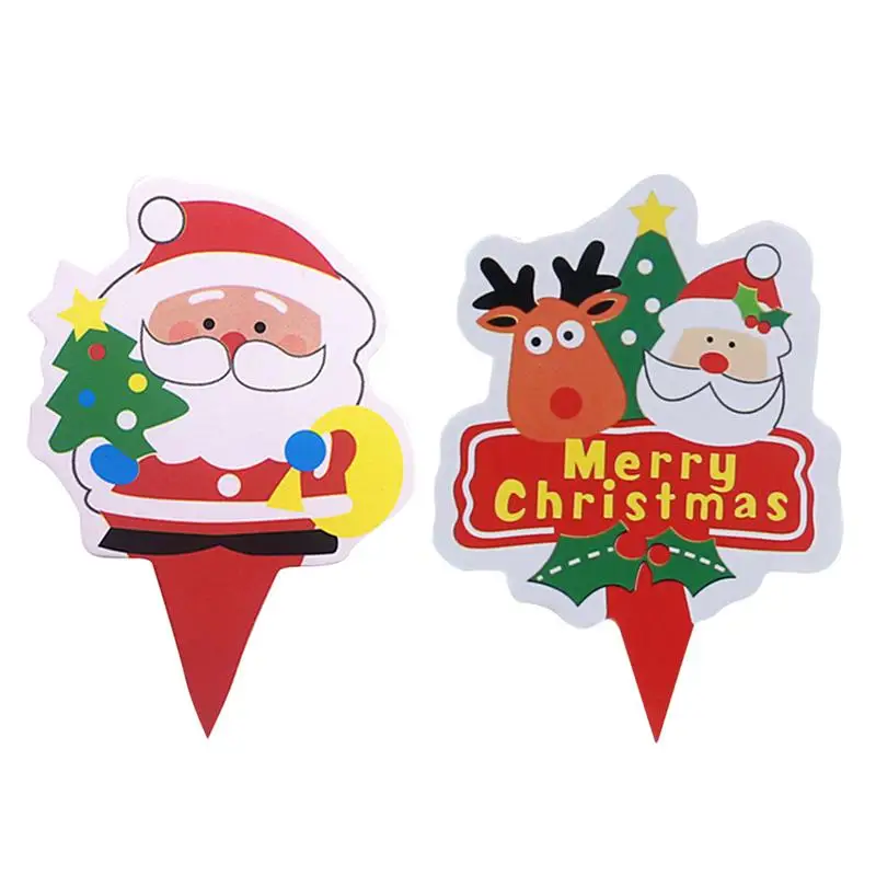 100PCS Merry Christmas Cake Toppers Xmas Tree Santa Cute Cake Banners for Xmas Cupcake Baking Kids Birthday Decor
100PCS Merry Christmas Cake Toppers Xmas Tree Santa Cute Cake Banners for Xmas Cupcake Baking Kids Birthday Decor