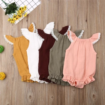 Newborn Bodysuit Cute Infant Baby Clothes Ruffle Lace Bodysuit Sleeveless Jumpsuit One Piece Jumpsuit Playsuit Sunsuit Outfit
Newborn Bodysuit Cute Infant Baby Clothes Ruffle Lace Bodysuit Sleeveless Jumpsuit One Piece Jumpsuit Playsuit Sunsuit Outfit