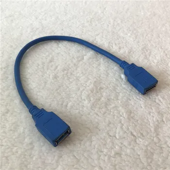 USB 3.0 Type A Female to Female Adapter Data Extension Transfer Power Cable Blue 30cm
USB 3.0 Type A Female to Female Adapter Data Extension Transfer Power Cable Blue 30cm
