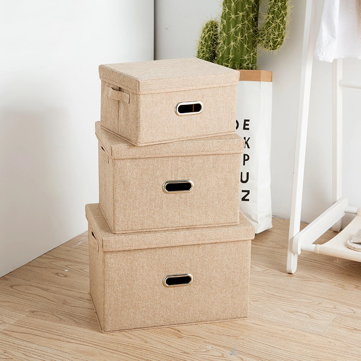 1pcs Beige Foldable Thickened Cotton Fabric Organizer Storage Cube Box For Clothes Quilt House Storage Collecting Box Bins
1pcs Beige Foldable Thickened Cotton Fabric Organizer Storage Cube Box For Clothes Quilt House Storage Collecting Box Bins