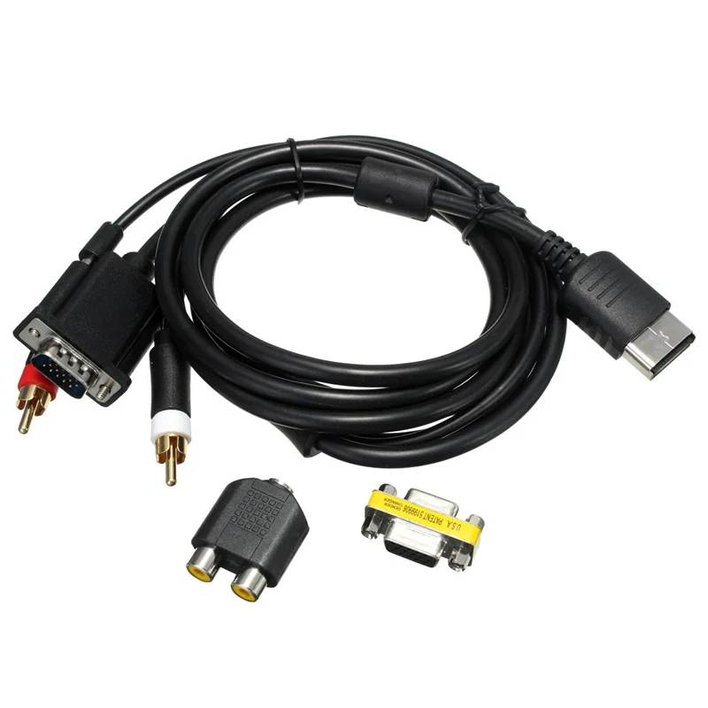 VGA High Definition Cable RCA Sound Adapter HD Box PAL NTSC For Video Games Console
VGA High Definition Cable RCA Sound Adapter HD Box PAL NTSC For Video Games Console
