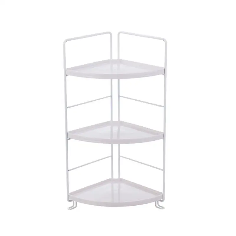 1 pc Desktop 3-Tier Storage Rack Wrought Iron Corner Shelf Counter and Cabinet Organizer for Kitchen Bedroom Bathroom (Triangle
1 pc Desktop 3-Tier Storage Rack Wrought Iron Corner Shelf Counter and Cabinet Organizer for Kitchen Bedroom Bathroom (Triangle