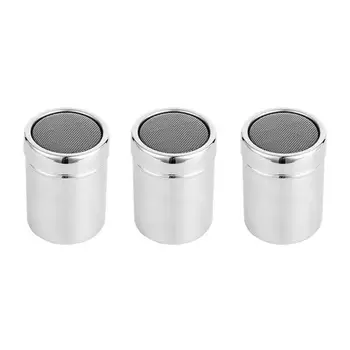 OUNONA 3PCS Stainless Steel Seasoning Shaker Chocolate Shaker Pepper Sugar Powder Cocoa Flour Cooking Tools
OUNONA 3PCS Stainless Steel Seasoning Shaker Chocolate Shaker Pepper Sugar Powder Cocoa Flour Cooking Tools