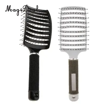 2Pcs/Set Large Vent Brush Curved Vented Detangling Styling Hairbrush for Long Thick Curly Hair Scalp Massager Unisex Black White
2Pcs/Set Large Vent Brush Curved Vented Detangling Styling Hairbrush for Long Thick Curly Hair Scalp Massager Unisex Black White