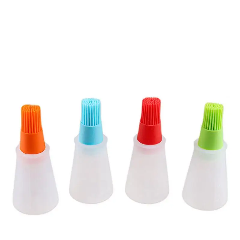 Portable Silicone Oil Bottle With Brush Baking BBQ Basting Brush Pastry Oil Brush Kitchen Baking Honey Oil Barbecue Tool Gadgets
Portable Silicone Oil Bottle With Brush Baking BBQ Basting Brush Pastry Oil Brush Kitchen Baking Honey Oil Barbecue Tool Gadgets