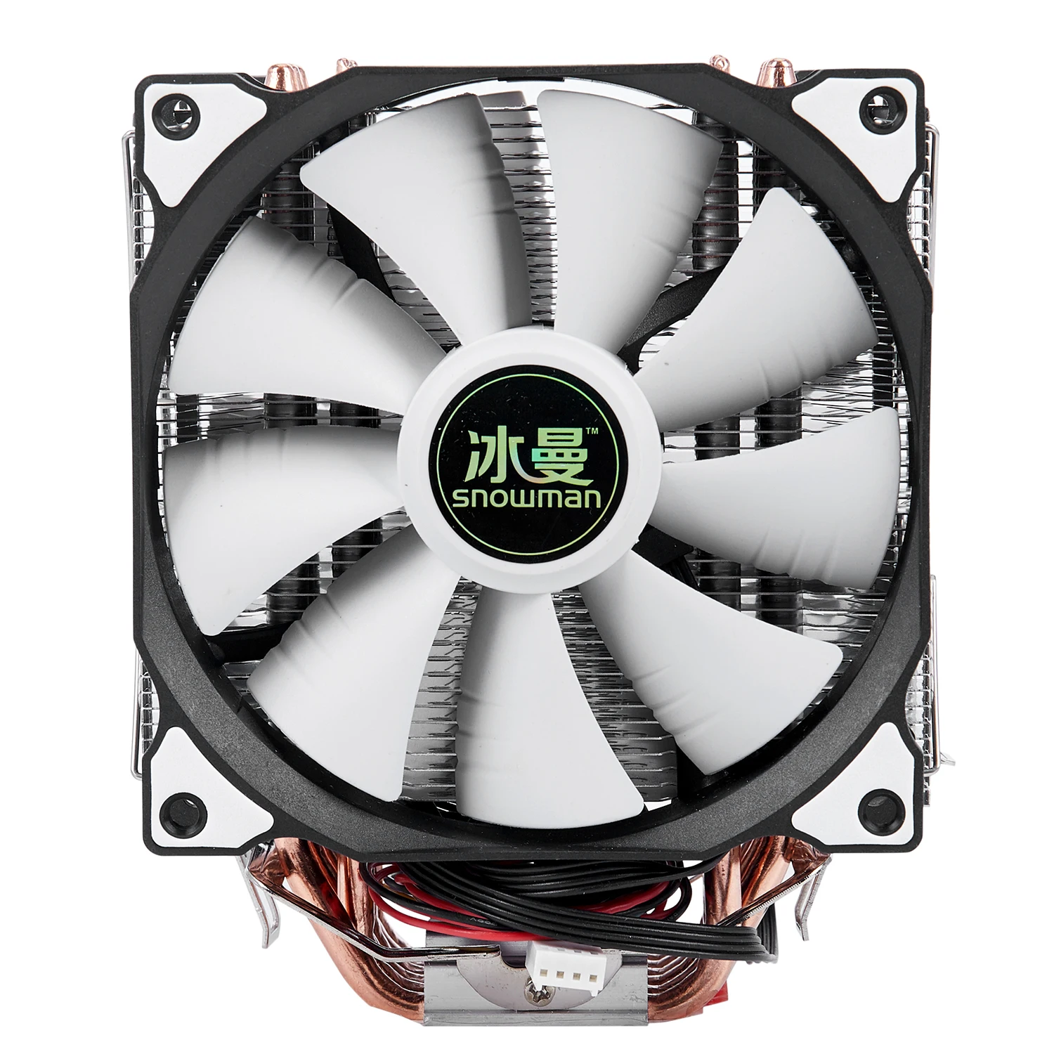 SNOWMAN 4PIN CPU cooler 6 heatpipe Double fans cooling 12cm fan LGA775 1151 115x 1366 support Intel AMD
SNOWMAN 4PIN CPU cooler 6 heatpipe Double fans cooling 12cm fan LGA775 1151 115x 1366 support Intel AMD