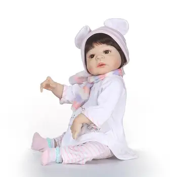 New Lifelike Washable Full Silicone Limbs And cotton body Reborn Girl Doll For Baby Hot Sale Princess Baby Doll Toy
New Lifelike Washable Full Silicone Limbs And cotton body Reborn Girl Doll For Baby Hot Sale Princess Baby Doll Toy